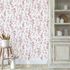 Non-woven Wallpaper Flowers Cream Purple Orange 10561-22 4