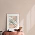 Vliestapete Uni Leinenoptik Struktur Beige Rosa 10563-05 Zimmer 1