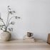 Non-woven wallpaper plain linen look light grey 10563-10 1