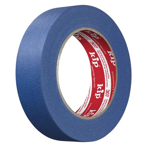 KIP 307 SMOOTH-TEC blau Kreppband Außen 30mm x 50m