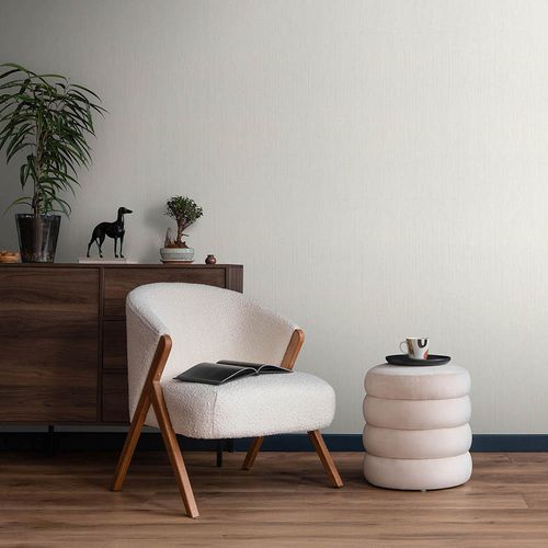 Vliestapete Uni Streifen Creme Beige Glitzer 10590-14 Zimmer