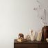 Vliestapete Uni Streifen Creme Beige Glitzer 10590-14 Zimmer 1