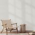 Vliestapete Uni Streifen Creme Taupe Glitzer 10590-38 Raum 7