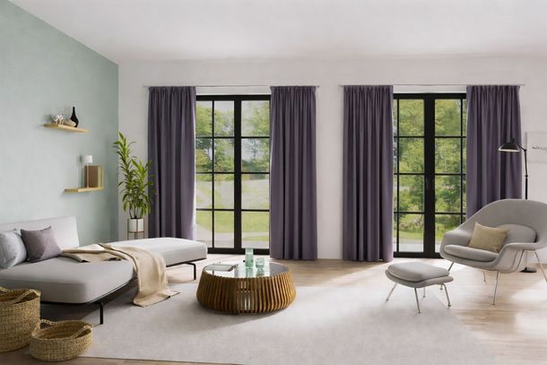 Schlaufenschal anthrazit blickdicht Bernd 8289-06 Homing