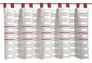 Gardinenpaneel rot silber Linea 8327-05 Homing 3