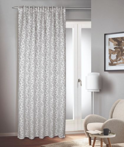 Schlaufenschal grau floral Ava 8290-19 Homing