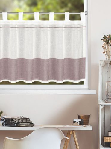 Gardine bordeaux Streifen Cintia 8315-24 Homing