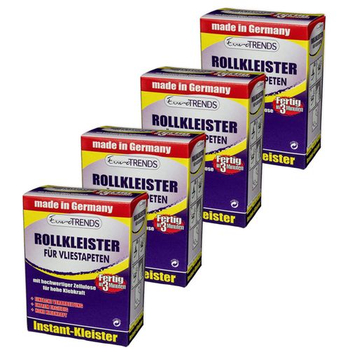 4x Vlieskleister Rollkleister Vliestapeten 800g