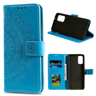 Huawei P Smart 2021 Handy Hülle Flip Case Cover Schutzhülle Tasche Mandala