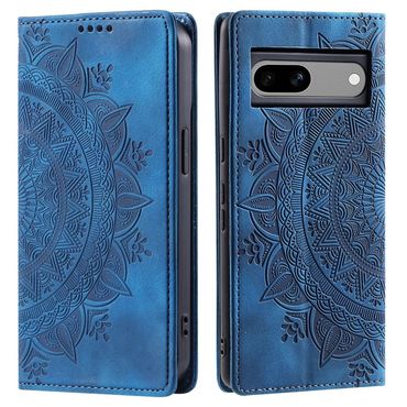 Hülle für Google Pixel 8a Handyhülle Flip Case Cover Tasche Etui Mandala