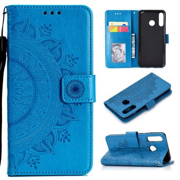 Huawei P30 Lite Handyhülle Flip Case Handytasche Cover Tasche Mandala