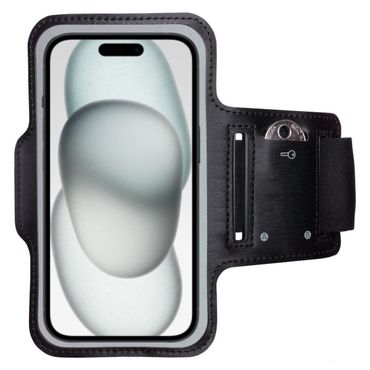 Sportarmband für Apple iPhone 15 Plus Sport Fitness Armband Hülle Tasche Joggen