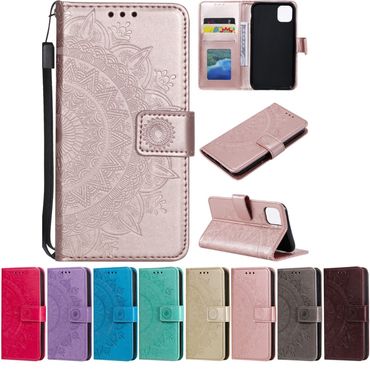 Hülle für Apple iPhone 13 Handyhülle Flip Case Cover Schutzhülle Tasche Mandala