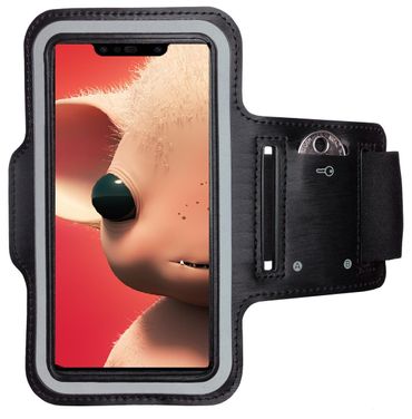 Huawei P Smart + (Plus) Handy Sport Armband Fitness Hülle Armtasche