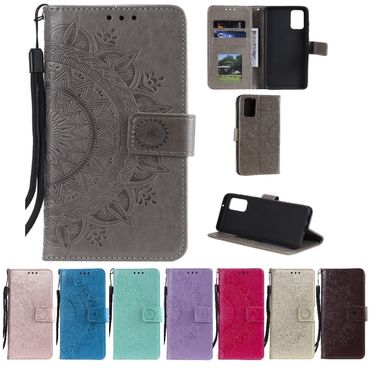 Huawei P40 Pro Handy Hülle Flip Case Cover Handytasche Bumper Mandala