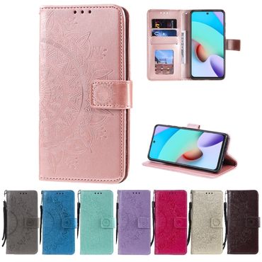 Hülle für Xiaomi Redmi Note 11 Pro/Pro Plus Handyhülle Flip Case Cover Mandala