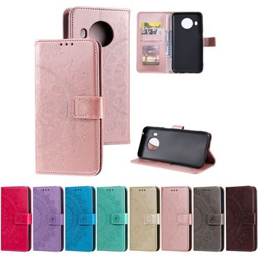 Hülle für Nokia X10/X20 Handyhülle Flip Case Cover Schutzhülle Tasche Mandala