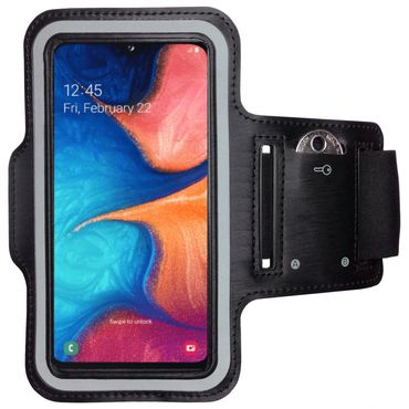 Armband für Samsung Galaxy A20e Handy Sport mit Schlüsselfach