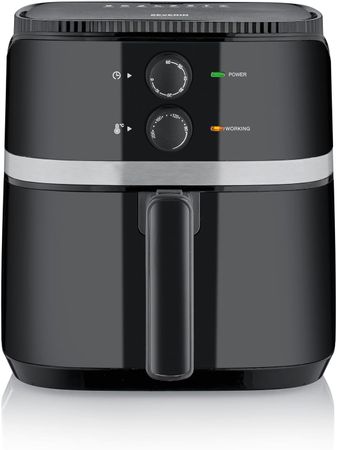 SEVERIN Heißluftfritteuse XXL 4,3 Liter Fassungsvermögen Airfryer 2000 W FR 2452