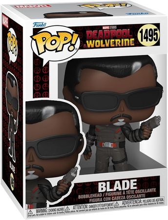 Funko Pop! Marvel: Deadpool & Wolverine - Blade - Vinyl-Sammelfigur - Geschenkidee - Offizielle Handelswaren - Spielzeug Für Kinder und Erwachsene - Movies Fans - Modellfigur Für Sammler und Display