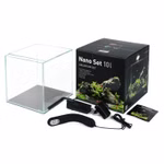 Collar AquaLighter Nano-Set - Nano Aquarium 10l Weissglas mit LED-Leuchte - Filter - Abdeckscheibe und Unterlegmatte (Produktbild)