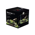 Collar AquaLighter Nano-Set - Nano Aquarium 10l Weissglas mit LED-Leuchte - Filter - Abdeckscheibe und Unterlegmatte (Produktbild)