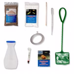 Artemia Premium Set, enthaltenes Zubehör und Futter (Produktbild)
