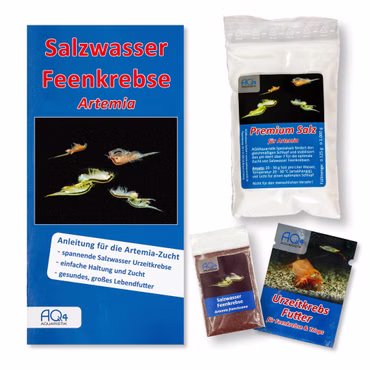 Artemia franciscana Zucht Set (mittel) für Aquarianer - mehr als 1.000.000 Eier - mit Salz Futter und Anleitung Artemia franciscana Zucht Set (mittel) für Aquarianer - mehr als 1.000.000 Eier - mit Salz Futter und Anleitung (Produktbild)