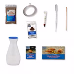 Triops-Natur-Erlebnis-Set-Urzeitkrebse Zubehör - Inhaltsfoto der Komponenten (Produktbild)