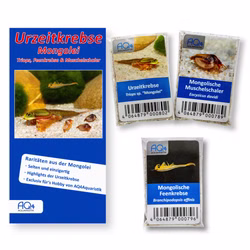 Mongolische Urzeitkrebse - Triops - Feenkrebse - Muschelschaler - mit Anleitung - RARITÄT Mongolische Urzeitkrebse - Triops - Feenkrebse - Muschelschaler - mit Anleitung - RARITÄT (Produktbild)