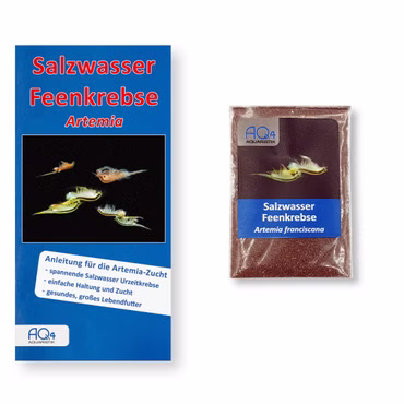 Salzwasser Feenkrebse - Artemia - Eier - mit Anleitung Salzwasser Feenkrebse - Artemia - Eier - mit Anleitung (Produktbild)