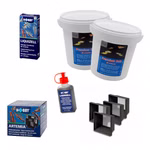 Artemia Zucht Set (Maxi) - mehr als 1.000.000 Eier - mit 2 kg Premiumsalz Flüssigfutter Artemia Siebkombination und Anleitung (Produktbild)