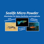 Etikett der Futtersorte Sealife Micro Powder - Aufzuchtfutter (Produktbild)