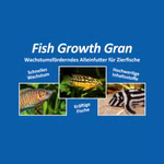 Etikett der Futtersorte Fish Growth Gran - Alleinfutter für Zierfische (Produktbild)