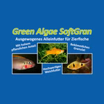 Etikett der Futtersorte - Green Algae SoftGran - pflanzliches Granulatfutter (Produktbild)