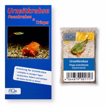 Triops australiensis Queensland Urzeitkrebse - Zuchtansatz mit Anleitung Triops australiensis Queensland Urzeitkrebse - Zuchtansatz mit Anleitung (Produktbild)