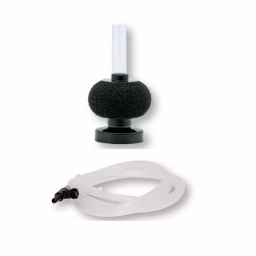 Schwammfilter - rund mit Standfuß für 100L mit 1m Schlauch und Regelventil Schwammfilter - rund mit Standfuß für 100L mit 1m Schlauch und Regelventil (Produktbild)