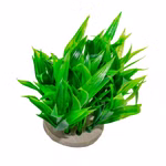 Aquarium Deko Kunststoffpflanze, Wasserkelch, Cryptocoryne, Plastikpflanze Draufsicht (Produktbild)