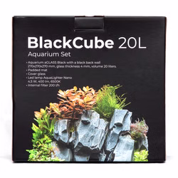 Nano Aquarium Black Cube Komplett-Set 20l Nano Aquarium Black Cube Komplett-Set 20l (Produktbild)