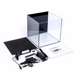 Nano Aquarium Black Cube Komplett-Set 20l - mit Innenfilter, LED, Abdeckscheibe und Unterlegmatte Nano Aquarium Black Cube Komplett-Set 20l - mit Innenfilter, LED, Abdeckscheibe und Unterlegmatte (Produktbild)
