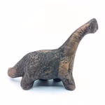 Apatosaurus braun Dinosaurier Ton Aquarium Dekoration Rücken (Produktbild)