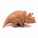 Triceratops terrakotta Dinosaurier Ton Aquarium Dekoration Vollbild (Produktbild)
