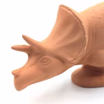 Triceratops terrakotta Dinosaurier Ton Aquarium Dekoration Porträt Triceratops terrakotta Dinosaurier Ton Aquarium Dekoration Porträt (Produktbild)