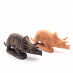 Triceratops terrakotta und braun Dinosaurier Ton Aquarium Dekoration Triceratops terrakotta und braun Dinosaurier Ton Aquarium Dekoration (Produktbild)