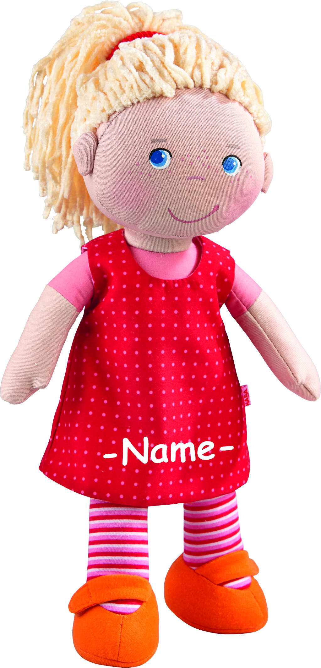Haba Puppe Mädchen individuell bestickt mit Name