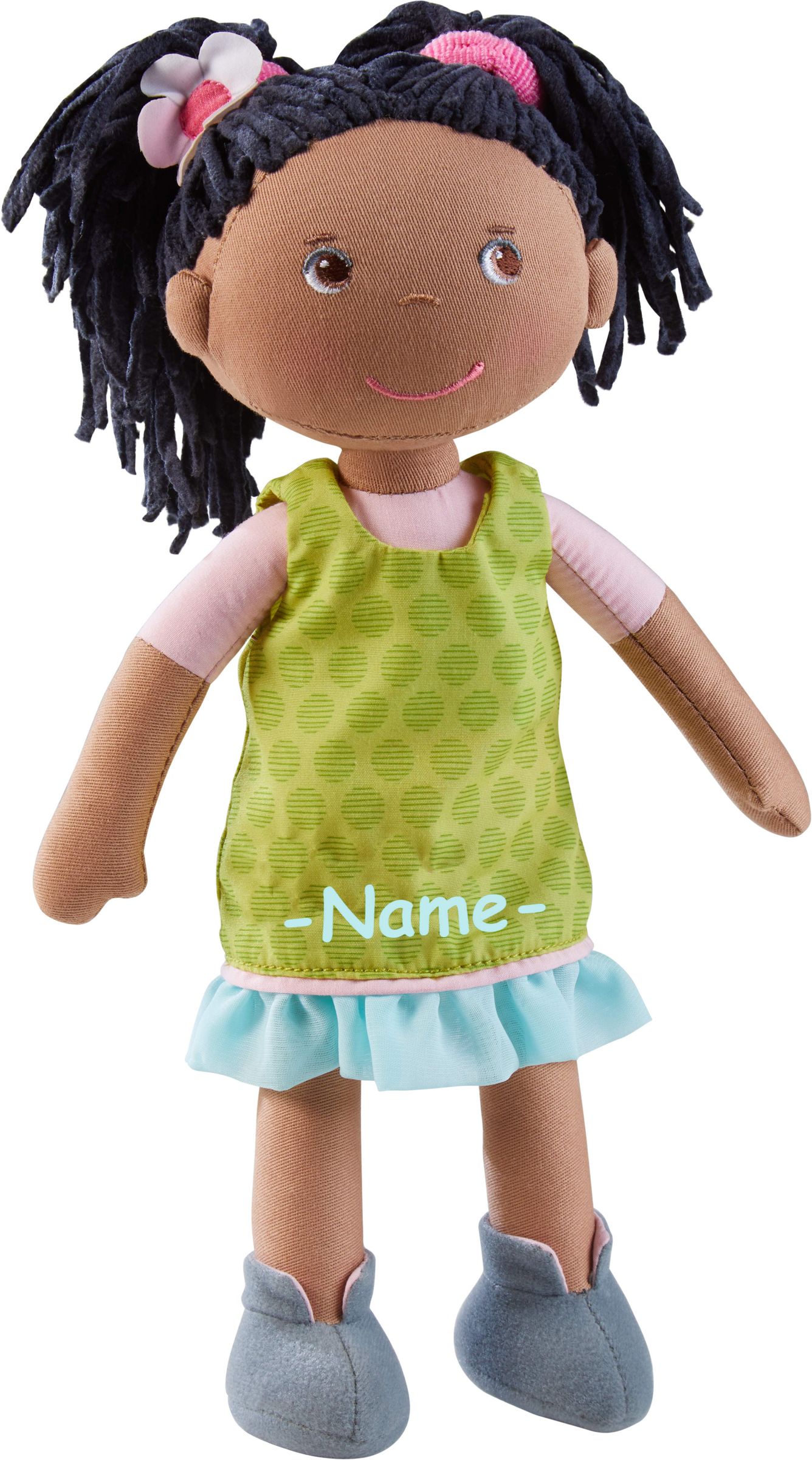 Haba Puppe Mädchen individuell bestickt mit Name