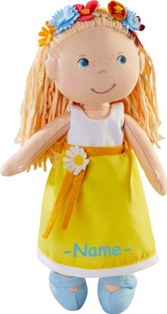 HABA Stoffpuppe Cari Mit Individuell Besticktem Namen – Weiche Kuschelpuppe Für Babys 0-5 Jahre, Personalisiertes Taufgeschenk, Made In Germany, 20 Cm HABA Stoffpuppe Cari Mit Individuell Besticktem Namen – Weiche Kuschelpuppe Für Babys 0-5 Jahre, Personalisiertes Taufgeschenk, Made In Germany, 20 Cm