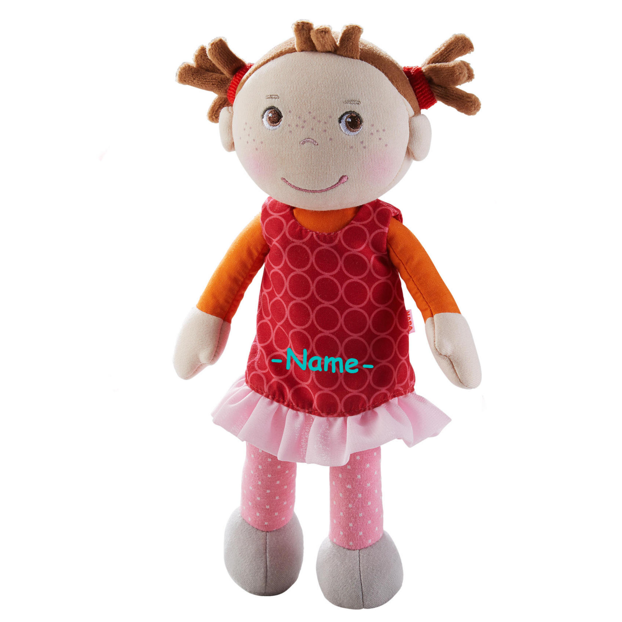 Haba Kuschelpuppe individuell bestickt mit Name