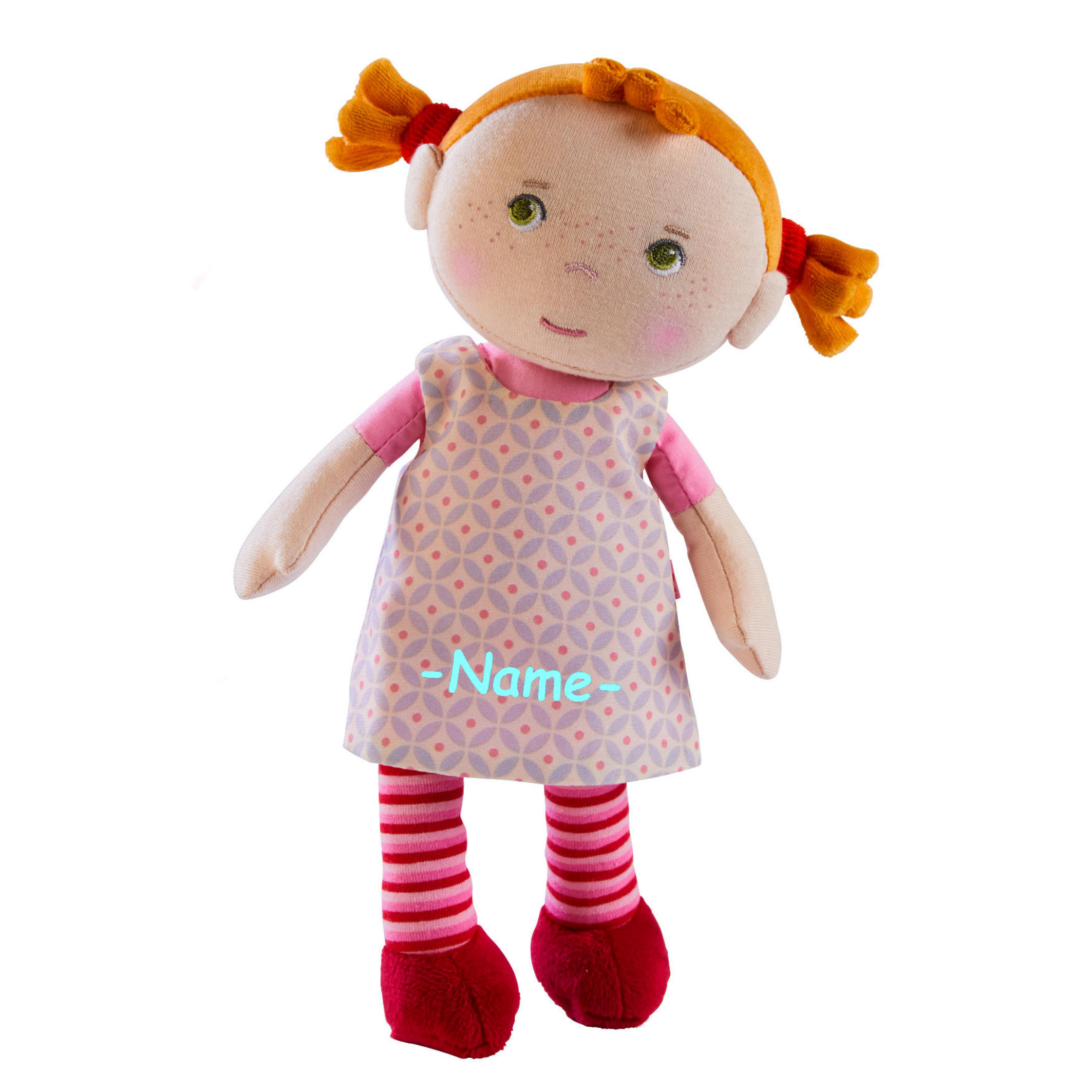 Haba Kuschelpuppe individuell bestickt mit Name