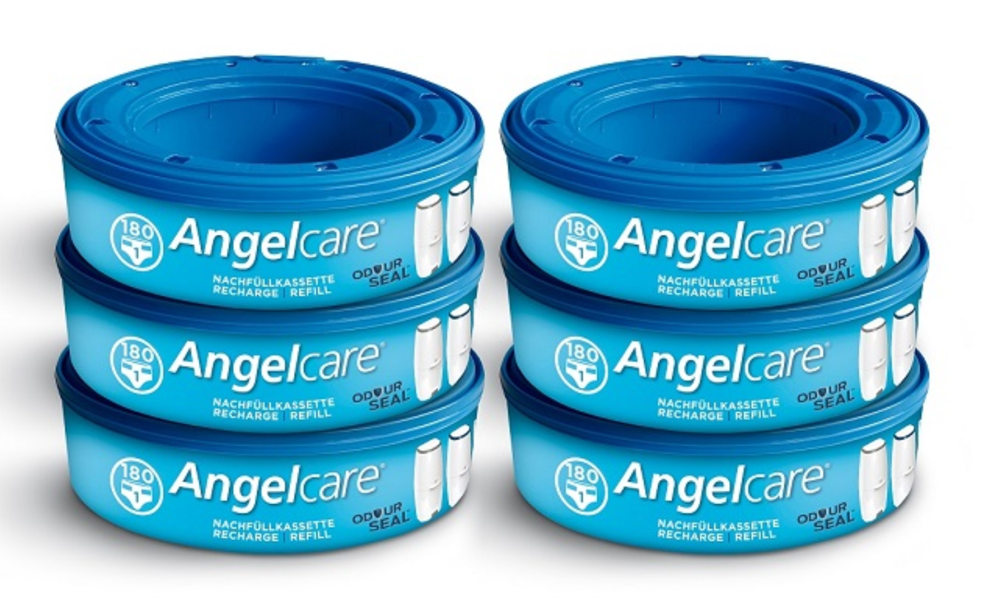 Angelcare Windeleimer Nachfüllpack Comfort Plus 6er Pack IV